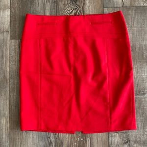 Express Red Pencil Skirt